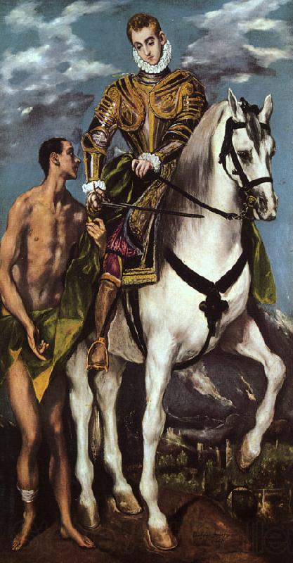 El Greco St.Martin and the Beggar Germany oil painting art